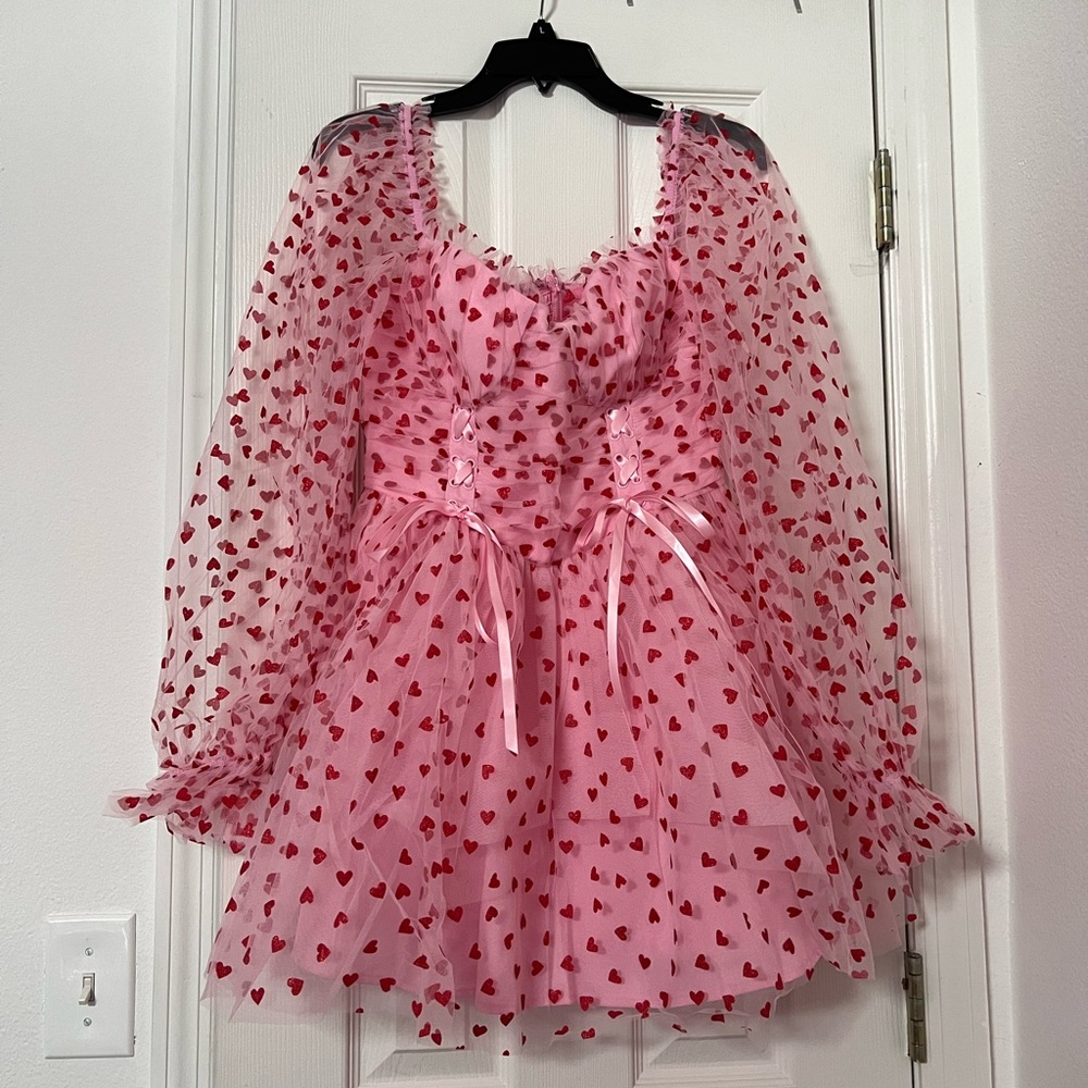 Dolls Kill Sugar Thrillz Heavenly Affair Babydoll Dress